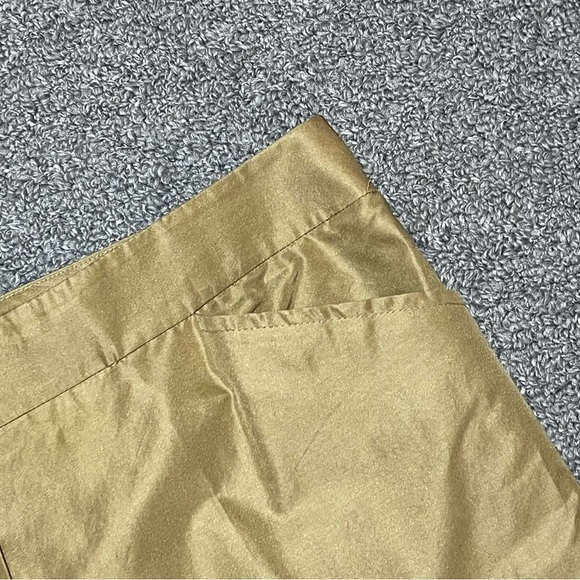 Talbots Petite Pleated Lined Dress Pants Size 12P Beige Split Hem Straight Leg - Picture 4 of 14